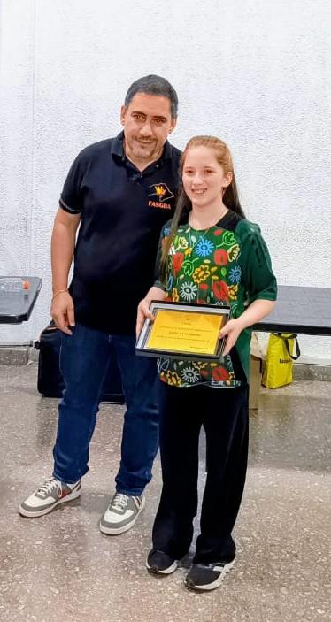 Reconocimiento a Isabella Yacomini