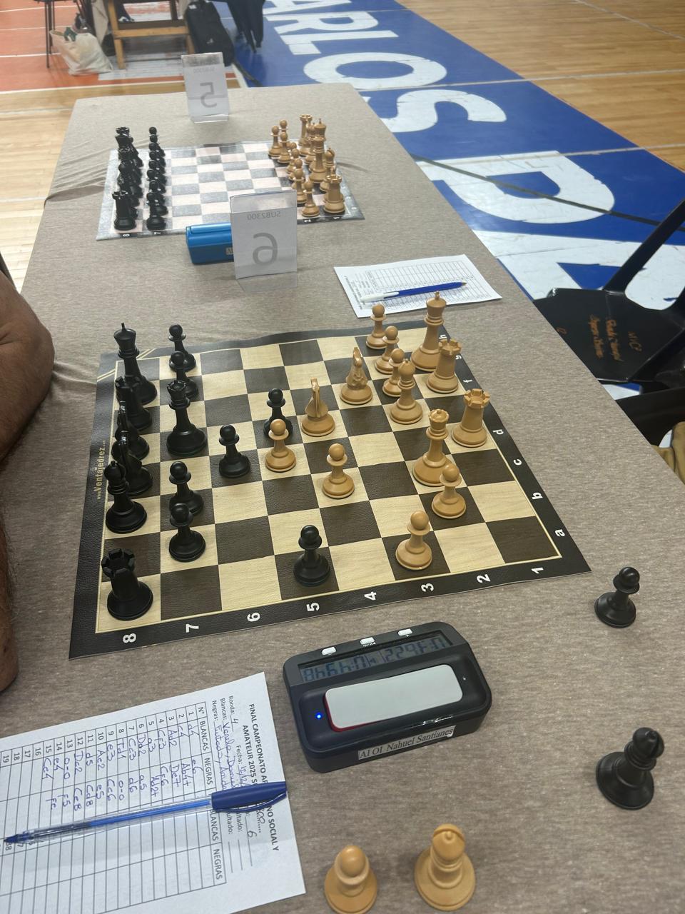 Un mediojuego equilibrado entre dos de los mejores jugadores de Fasgba