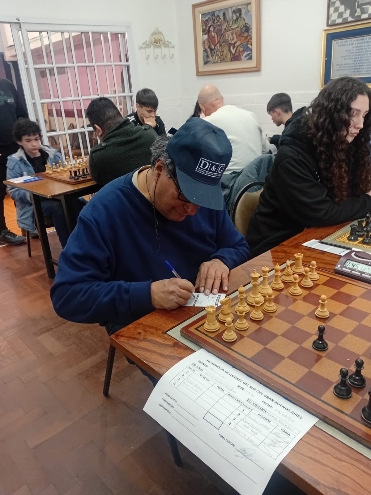 El Club de Ajedrez de Quilmes fue anfitrión de los equipos de Wilde, Bernal Karpov y Colegio Nuestra Sra de la Guardia.