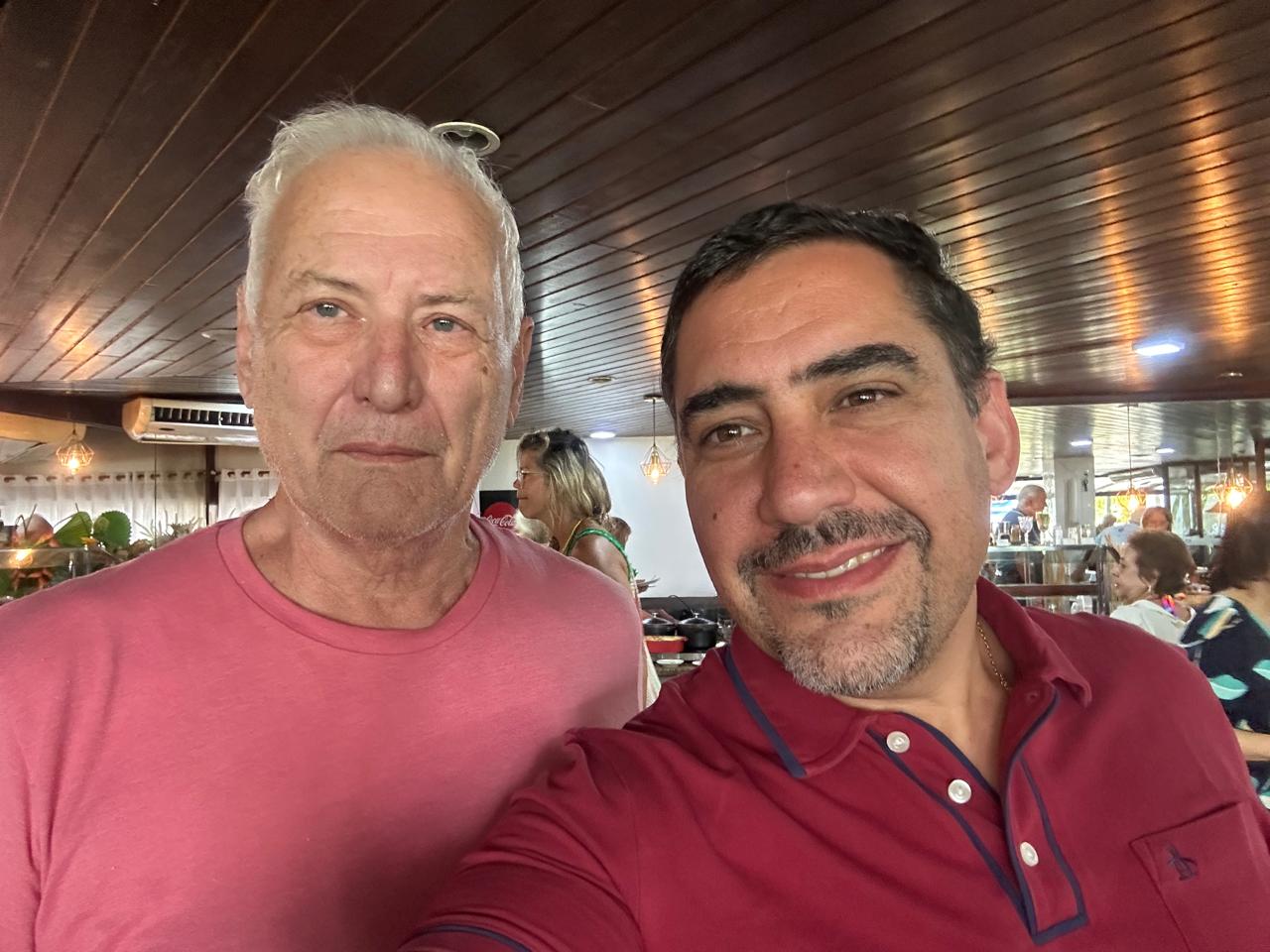 Con el legendario MI Mario Leskovar, muy jovial a sus 75 años y flamante subcampeón Panamericano +65