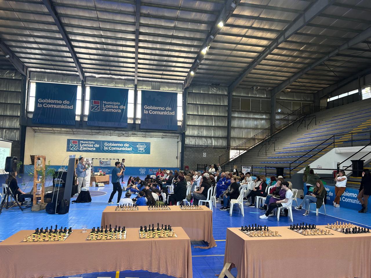 El amplísimo espacio en el Polideportivo Municipal