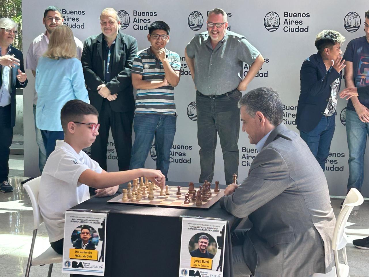 Movidas protocolares entre el MI Faustino Oro y Jorge Macri