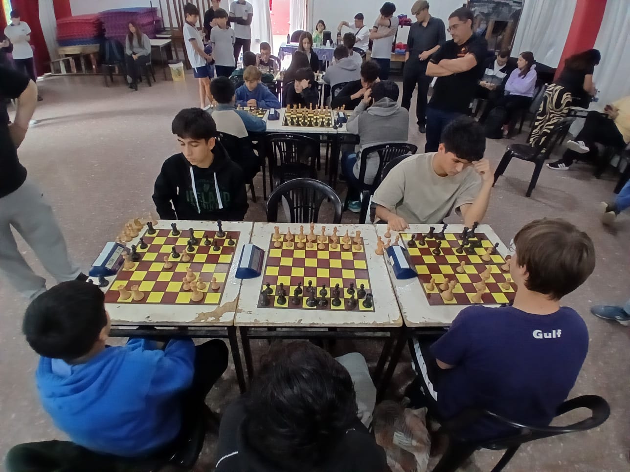 Una hermosa toma de uno de los matches