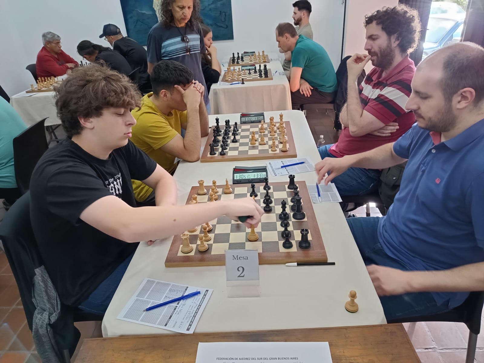 Mesas 1 y 2 de Banfield vs. Escalada