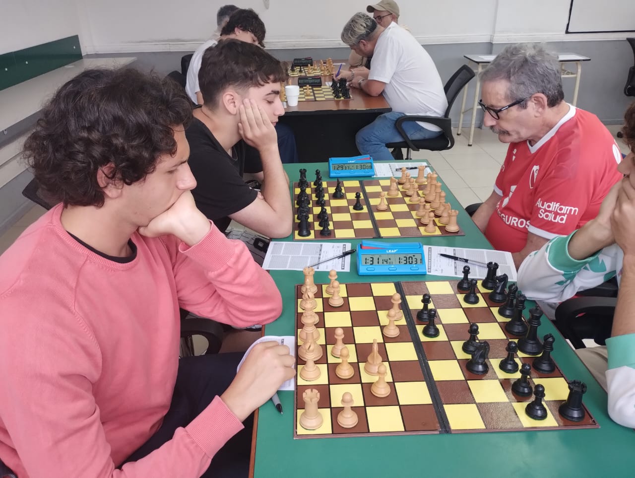 Match Banfield vs. Independiente, tomado desde la mesa 4