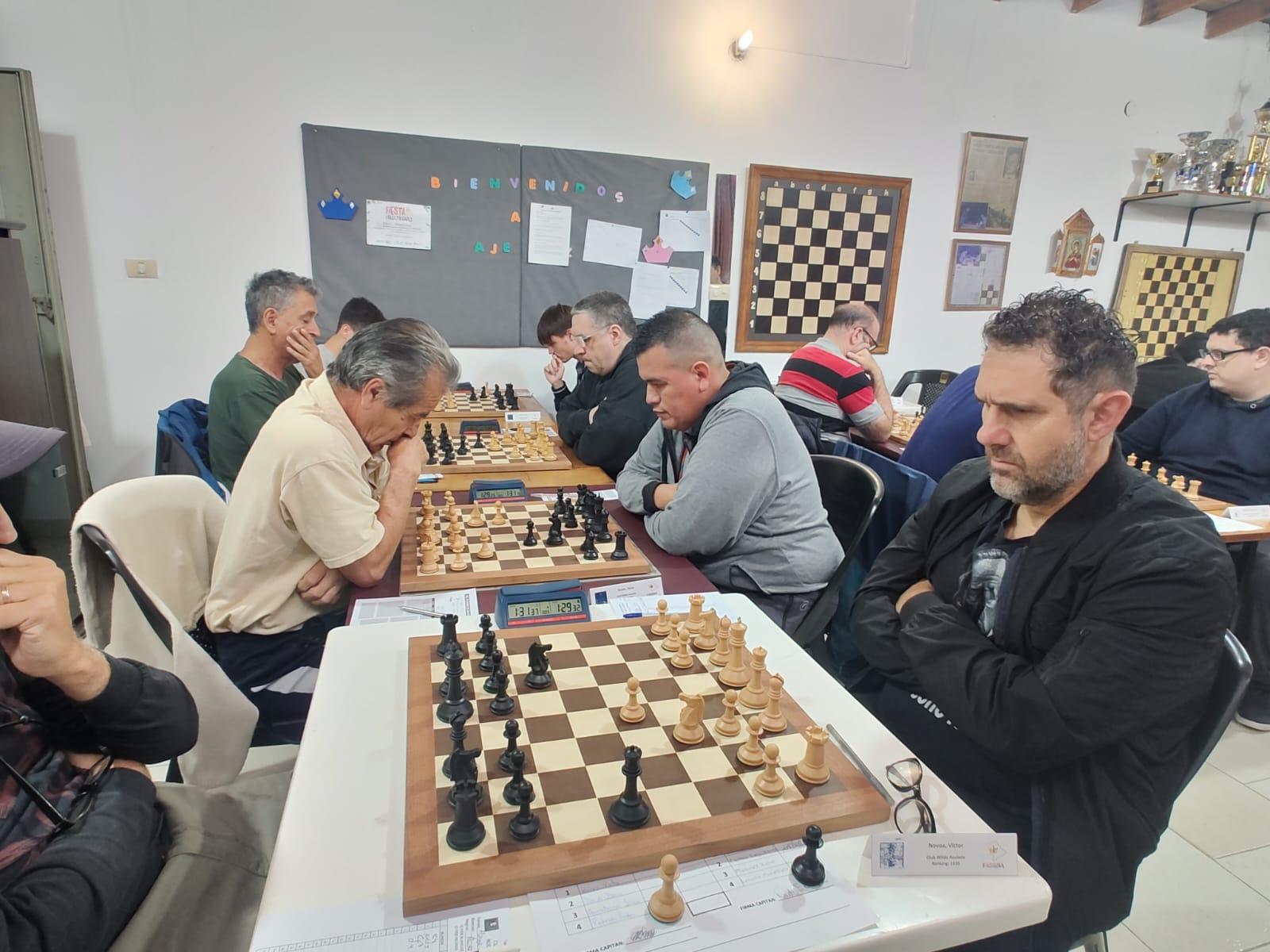 Match Claypole B vs. Wilde Azulado, tomado desde la mesa 1